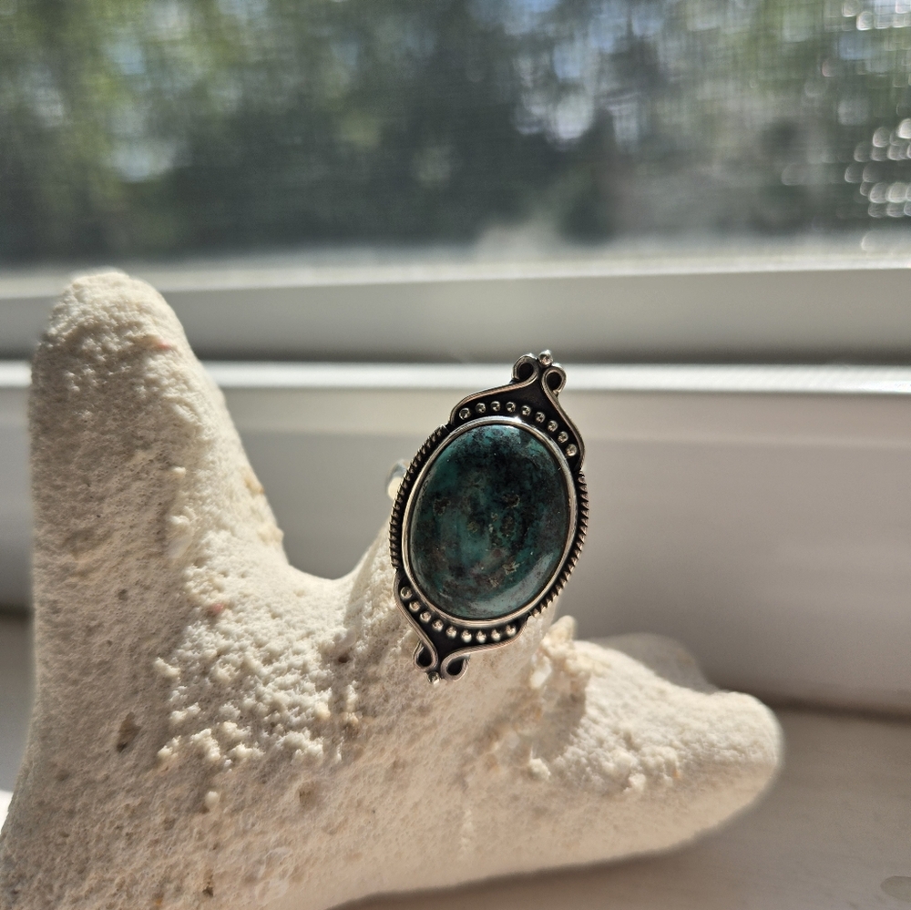 Sterling 925 Silver And Tibetan Turquoise